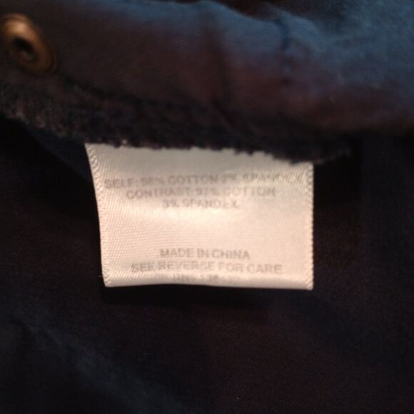 Modcloth Women's Navy Stretch Tapered Leg Corduroy Pants 1X Comfy Dress Casual - Picture 5 of 9